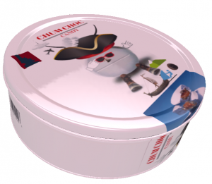 CRUSTAMAN CHUM CHOC Round Table Candy